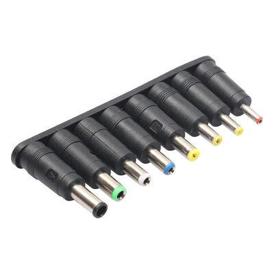 

8pcs Angled Tips Universal Notebook Power Adapter Socket Plug Connector