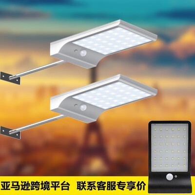 

Ultra-thin super bright solar light outdoor landscape outdoor waterproof human body induction lamp lighting wall lamp 36LED street