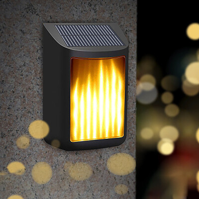 

〖Follure〗Flickering Solar Lights Wall Light Built-in Night Sensor 40 LED