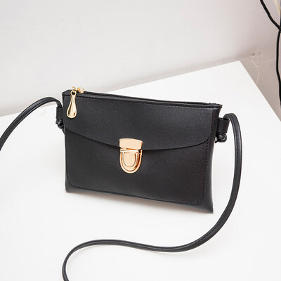 

Tailored Women Solid Zipper Cover Crossbody Bag Messenger Bag Shoulder Bag Phone Bag BK