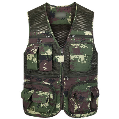 

Fly Fishing Vest Pack Adjustable Breathable Mutil-Pocket Waistcoat Outdoor