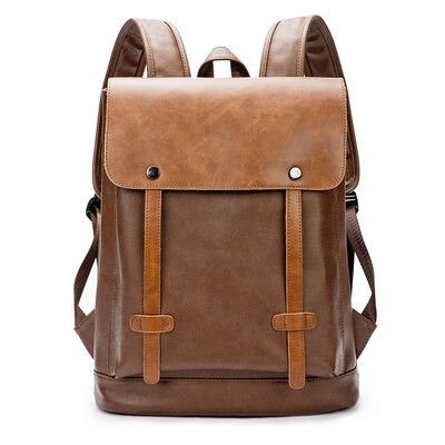 

European&American retro fashion mens bag leisure outdoor Backpack Travel Backpack Student Backpack shopping backpack tide