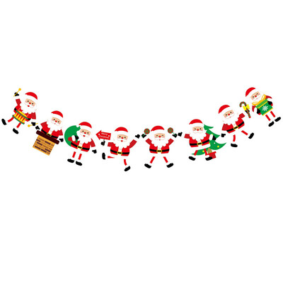 

〖Follure〗Christmas Window Hotel Party Home Hanging DIY Decor Banner Colorful