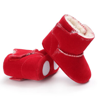 

Newborn Baby Boys Girls Boots Snow Boot Infant Toddler Shoes First Walker Winter keep Warm Booties Booty Crib Babe Soft Sole