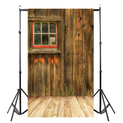 

Gobestart Vinyl Wood Wall Floor Photography Studio Prop Backdrop Background 3x5FT A