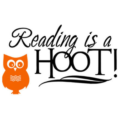 

Room Wall DecalReading is a Hoot Quote Cartoon Wall Sticker Living Room Home Decal Art Decor Wall Sticker