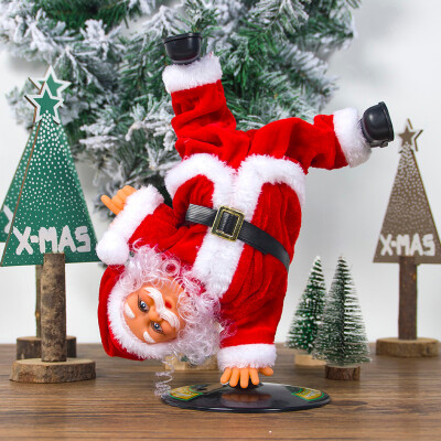 

Siaonvr Santa Claus Dancing Singing Doll as Plush Christmas Dolls Music Toy For Kids