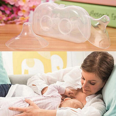 

2 Pcs Reuseable Silicone Cover Maternity Nipple Protector Shield for Breastfeeding