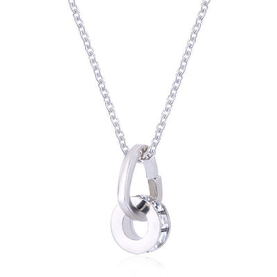 

women Creative Jewelry Hots Round Shaped With Rhinestone For Ladies Girl Necklaces for Accessories