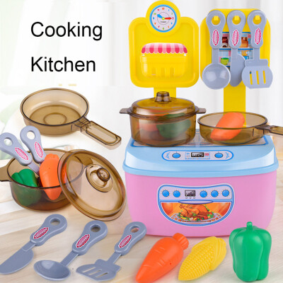 

YIWULAGIRL Toys Cooking Kitchen Kids Mini Playset Dollhouse Children Toy Pretend Toy