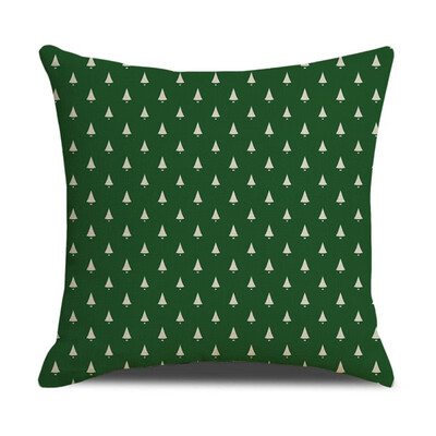 

Nordic Style Cushion Covers Deer Geometric Pillow Cases Linen Cotton Christmas Pillow Covers Home Bedroom Sofa Decoration
