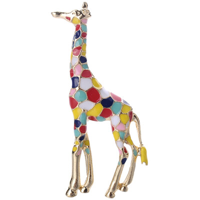 

Faddish Cute Giraffe Brooch Fashion Jewelry Pin Gift Denim Clothing Backpack Hanging Needle