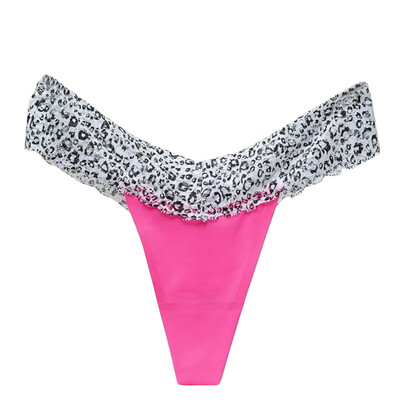 

Toponeto Women Sexy Lace Briefs Leopard Print Thongs G-string Lingerie Underwear