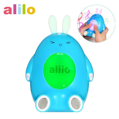 

alilo Bunny Rhythm Training Storyteller Fantastic Drum 7 Color Changing LED Lights Smart Interactive Toy Musical & Educational Toy