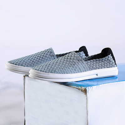 

Summer hand-knitted shoes student sports&leisure shoes breathable hollow mesh tide shoes fashion mens lazy shoes