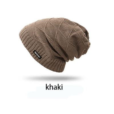 

Autumn&winter mens brief wool hat female knitted hat outdoor thickening&velvet hat cap Baotou