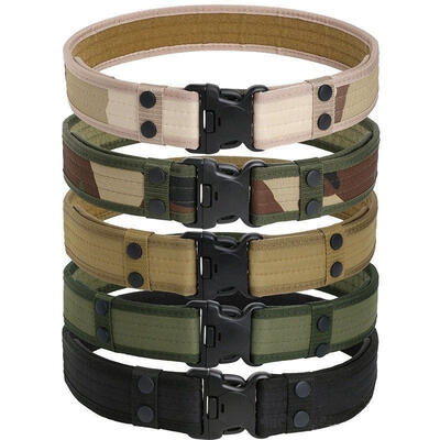 

US Army Style Combat Belt Quick Release Men Canvas Waistband Outdoor Hunting