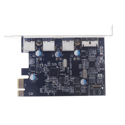 

Super Speed 3 External USB 30 Port 1 Power eSATA PCI-e PCI Express Host Controller Expansion Card Adapter for XP Vista Win7