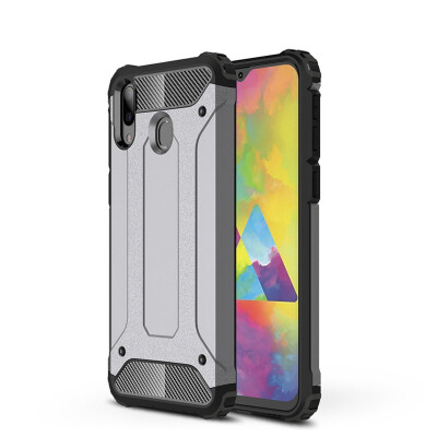 

Hybrid Armor Case Samsung Galaxy M20 SM-M205FDS Soft TPU Cover Samsung M20 SM-M205FNDS Heavy Duty Bumper Case