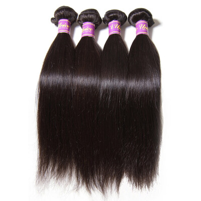 

UNice Hair 8A Brazilian Straight Hair Raw Human Virgin Hair 4 Bundles
