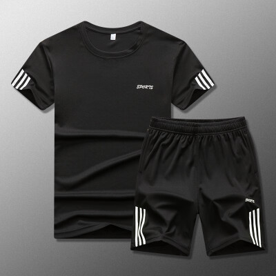 

like Adidas short sportwear summer Men Sportswear Gym Clothing Sport Suit Basketball Shirts Jogging Pants Beach Shorts Gym Fitness