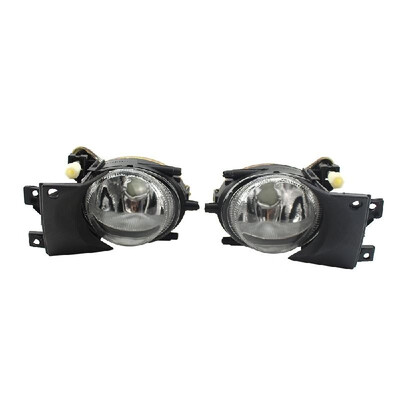 

1 Pair Left & Right Front Fog Light without Bulbs Replacement Kit for BMW E39 1999-2004