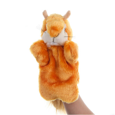 

YIWULACute Cartoon Animal Doll Kids Glove Hand Puppet Squirrel Plush Finger Toys