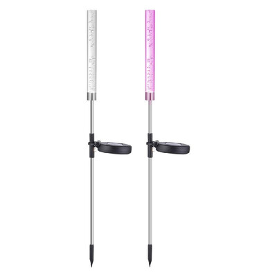 

2 Pack Portable Mini Water-Resistant Colorful Acrylic Rod Bubble Lamp For Outdoor Lawn