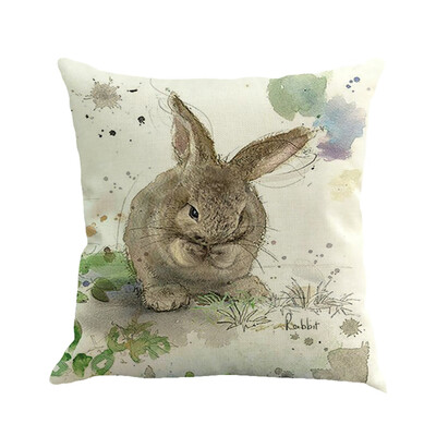 

〖Follure〗Easter Sofa Bed Home Decoration Festival Pillow Case Cushion Cover