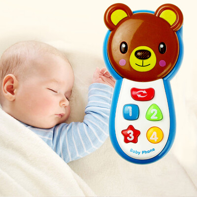 

Tailored Kids Smart Toy Music Sound Light Mobile Early Educational Music Phone Toy