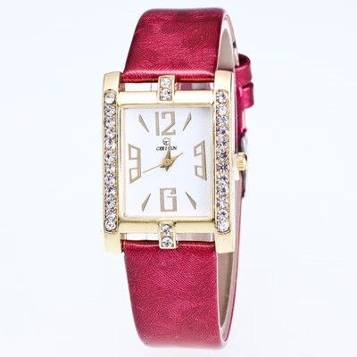 

European&American fashion watches womens digital square head diamond p