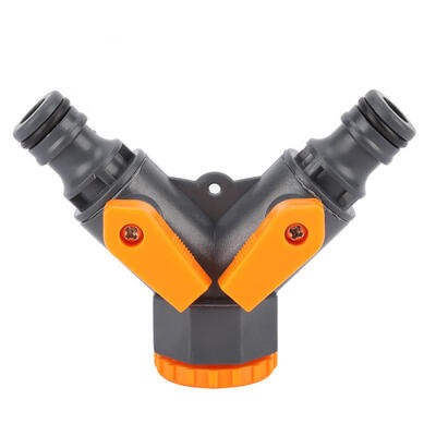 

Greensen Two Way Plastic Hose Pipe Adapter Quick Connector Water Garden Splitter Watering Irrigation
