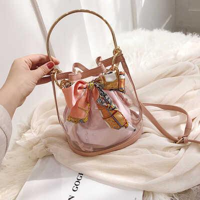 

Summer transparent small bag handbag 2019 new wave Korean version of the wild portable Messenger bag fashion diagonal jelly package