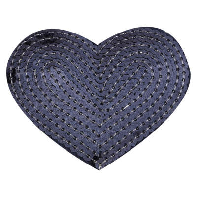 

Love Five-Pointed Star Sequined Cloth Stickers Embroidered Stick-on Patch Clothing Sewing Accessories