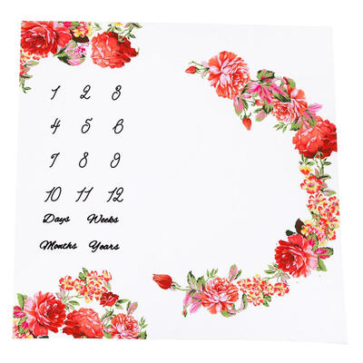 

Multifunction Baby Photography Blanket Cute Floral Print Stroller Blankets