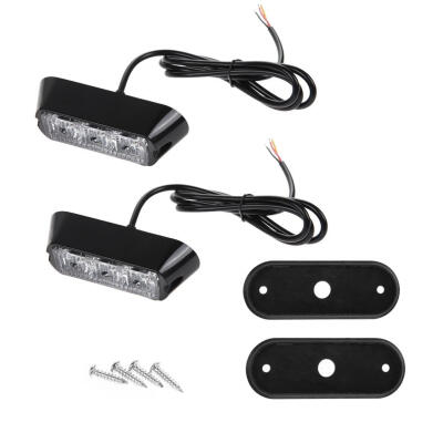 

2x 3LED Amber Strobe Flashing Lights Recovery Breakdown Car Truck Lorry