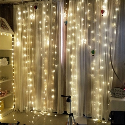 

LED String Lights USB Operate 33m 300LEDs Curtain String Light Holiday Outdoor Indoor Decoration For Christmas Party Wedding