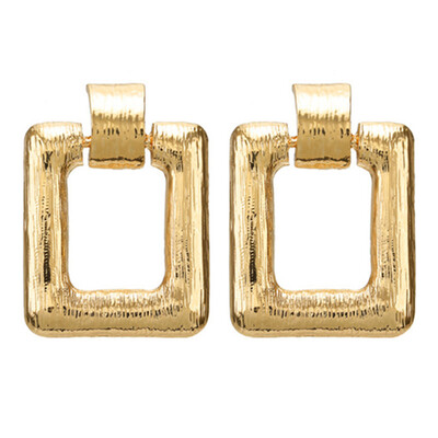 

Multicolor Metal Drop Earrings for Women Vintage Exaggeration Geometric earring Bohemian Earring Wedding Jewellery