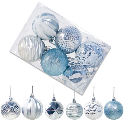 

12pcsSet 6cm Christmas Xmas Tree Ball Bauble Hanging Party Ornament 3 Colors AU