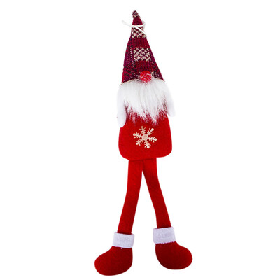 

Toponeto Handmade Santa Cloth Doll Birthday Present For Home Christmas Holiday Decoration