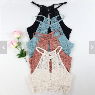 

Latest Hot Styles Summer Lady Lace Vest Fashion Women Crop Tops Vest Bras Corsets Vest Tops