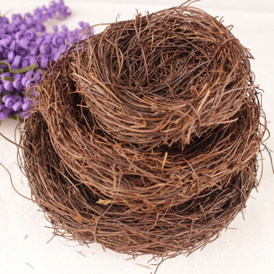 

Rattan Vine Fake Nest Natural Art Craft Christmas Tree Hanging Ornament Xmas