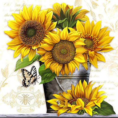 

Toponeto 5D Embroidery Paintings Rhinestone Pasted DIY Diamond Painting Cross Stitch