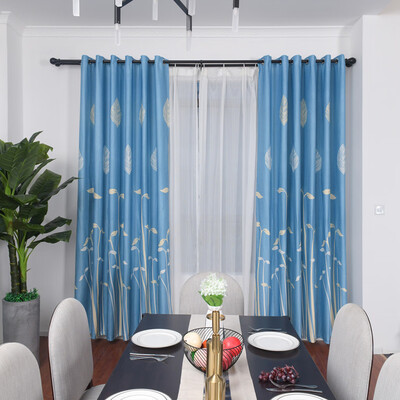 

Toponeto Leaves Sheer Curtain Tulle Window Treatment Voile Drape Valance 1 Panel Fabric