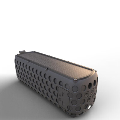 

Portable IPX5 Waterproof Solar Bluetooth Speaker with LED light&Built-in Mic Compatible for iPhone Samsung&Smart Devices
