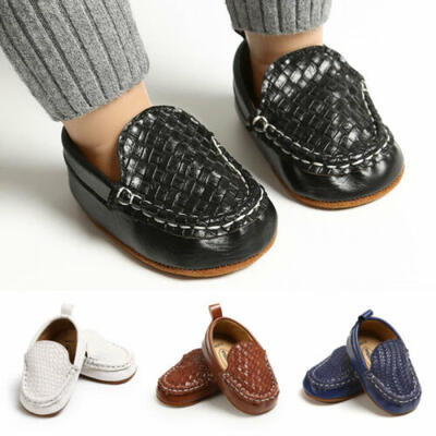 

Kid Boy Girl Casual Loafer Flat Shoe Casual Baby Walk Trainner Boat Peas Shoes