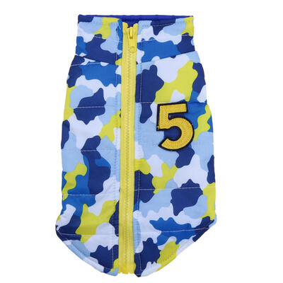 

Fashion Camouflage Jacket Dog Clothes Winter Dogs Zipper Coat Thick Vest