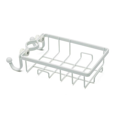 

Iron Kitchen Faucet Storage Rack Holder for Sink Punch-free Drain Faucet Bathroom Kitchen Sponge Dish Cloth Finishing Organizer