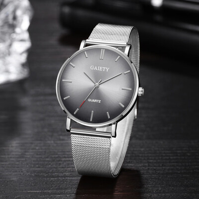 

Gobestart Fashion Casual Unobtrusive Simple Single Business Net With Strap Mens Watch