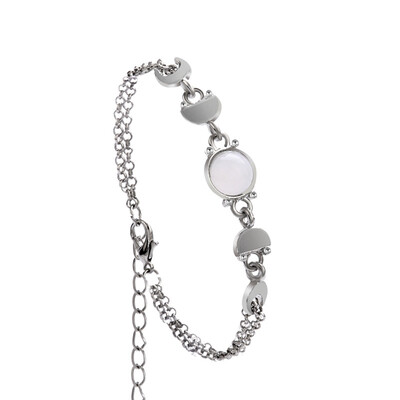 

Fashion Retro Bohemian Style Moon Bracelet Simple National Style Hand Chain Unisex Pair Bracelet Jewelry Hot Gift